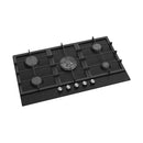 BH90-BL043 DENKA Hob 5 Gas Burners, Black by Jum3a.com.