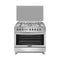 90x60 Free Standing Gas Cooker, Stainless Steel Design